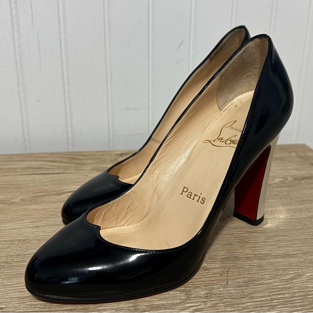 Vintage Silver heel Louboutin